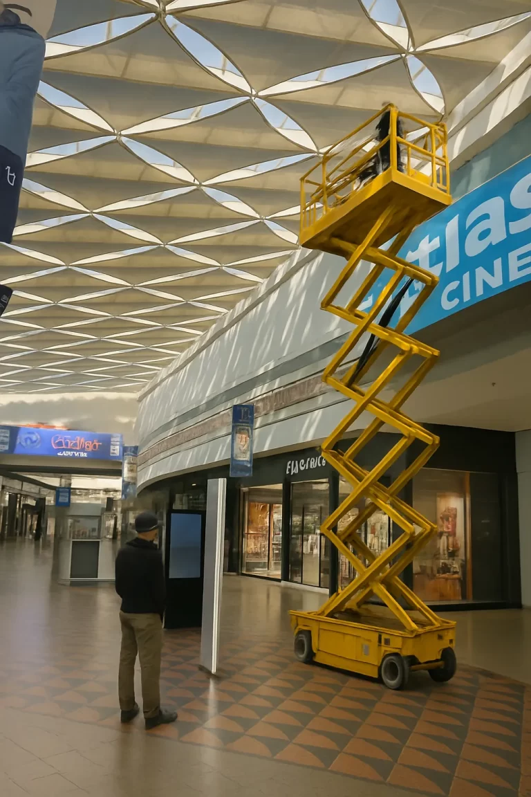 Elevaciones El Ruso Plataforma elevadora tipo tijera Compact 12 para trabajos en altura